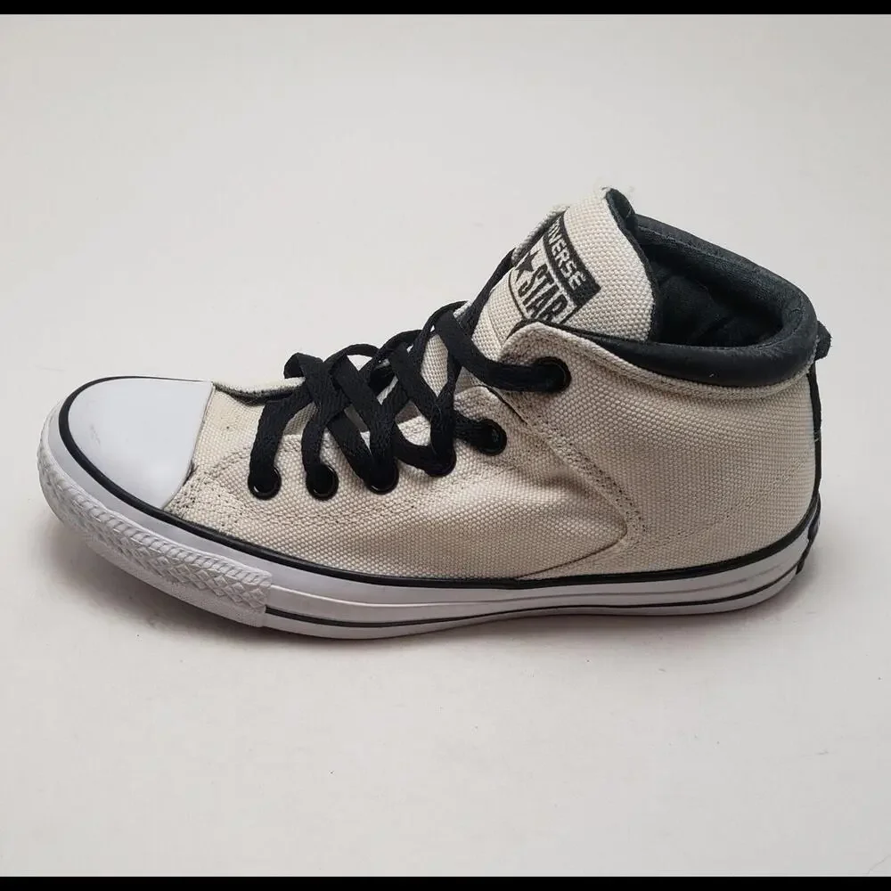Unisex‎ Converse Ivory Canvas Black Label High St Parchment 151135C Size 6M 8W - Picture 2 of 7